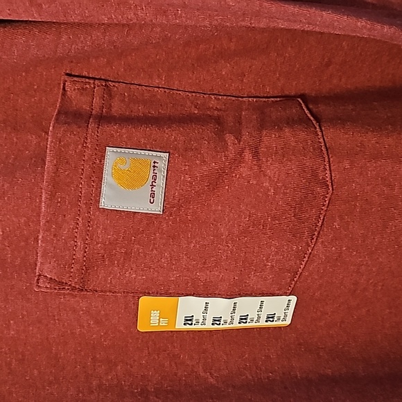 Carhartt Pocket Tshirt Men's XXL 2XL Tall Loose Fit - Picture 2 of 4